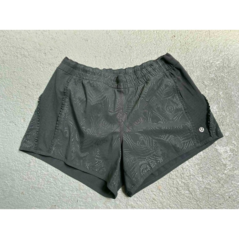Lululemon Athletica running/active shorts sz 6 black